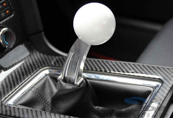 Billet Pro Mustang Shifter Handle w/ Silver Knob (05-10)